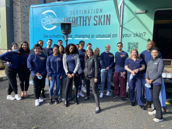Learn 2 Derm Skin Health Fair volunteers in Washington DC and event manager Amy