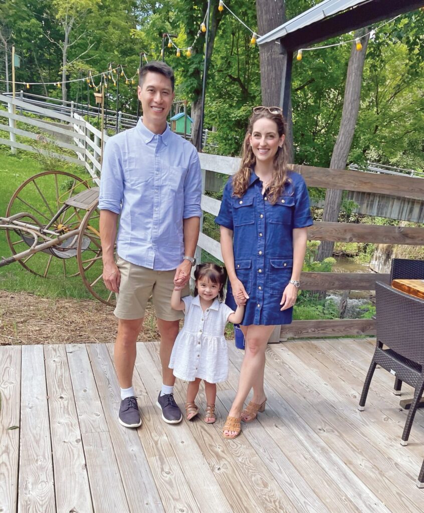 Dr. Ji, wife and child