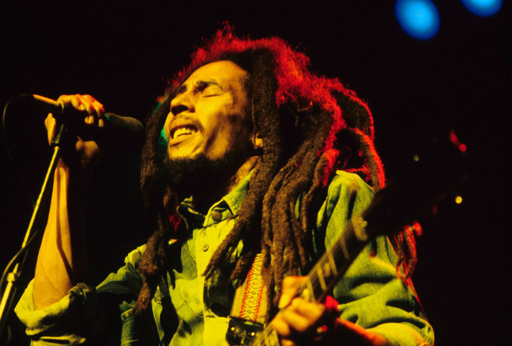 Bob Marley singing